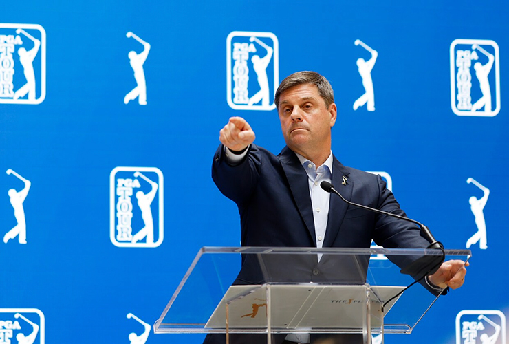 ‘We don’t know what’s going on over there’: PGA Tour CEO Brian Rolapp sounds off on LIV Golf news in Pat McAfee Show appearance