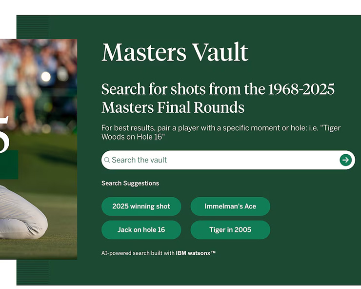The Masters launches new website feature that will have golf fanatics salivating