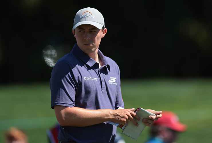 Matt Fitzpatrick won Valspar but he was still miffed at his playing partner’s ‘glacial’ pace of play