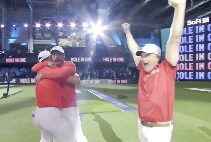 Tom Kim’s hole-in-one helps send Jupiter Links to TGL playoffs, sets off epic Tiger Woods celebration