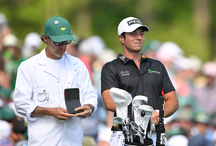Viktor Hovland reveals the hilarious chore his caddie has to do every year at Augusta National