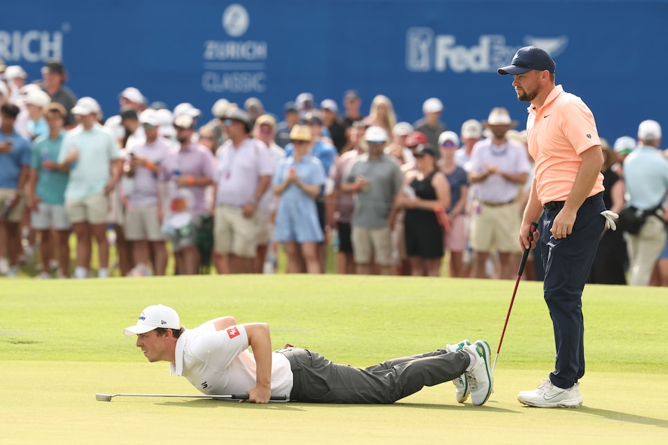 Red-hot Fitzpatrick brothers shoot 57 and can pull of this tour first with a Zurich win