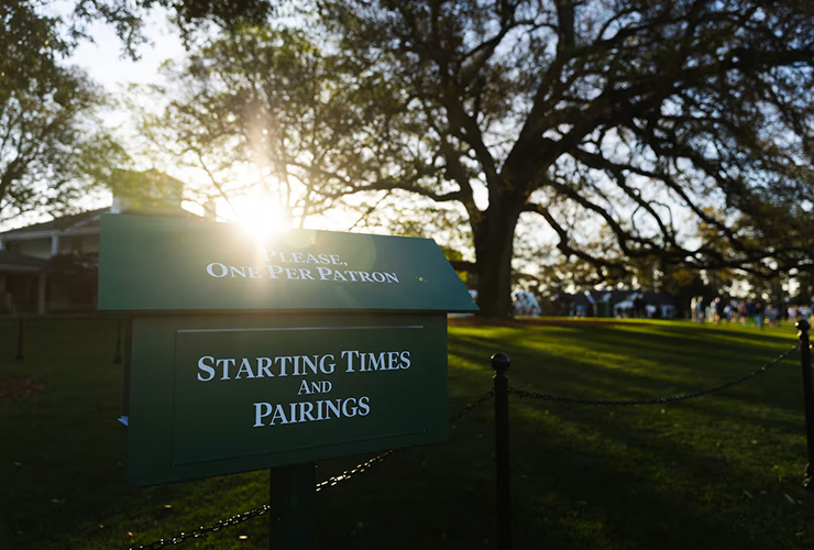 Masters 2026 tee times: Pairings for the second round at Augusta National