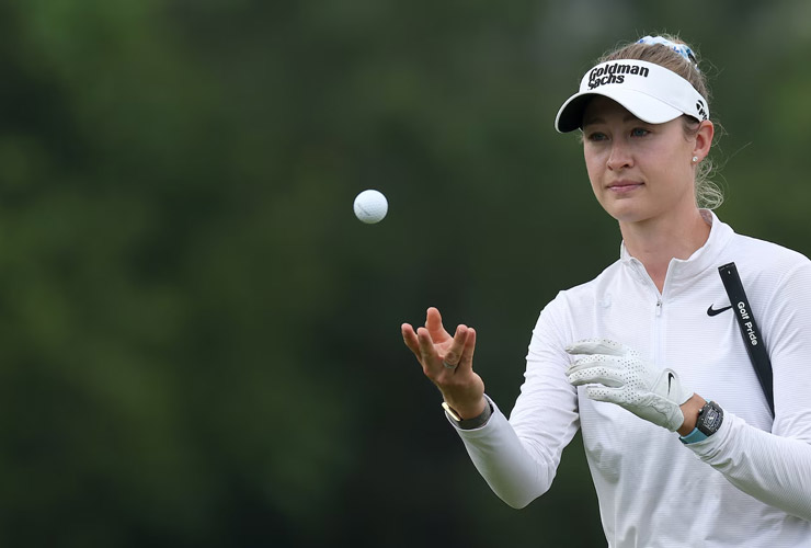 ‘Happy’ Nelly Korda (65) in command early at Chevron in search for third major