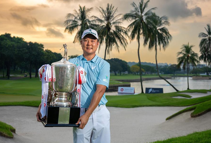 Jeongwoo Ham holds on to record wire-to-wire victory in Singapore Open