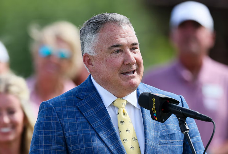 Controversial PGA of America president Don Rea has been abruptly replaced