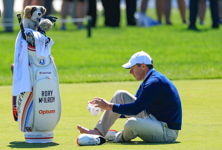 PGA Championship 2026: Rory McIlroy leaves practice round after 3 holes due to toe blister