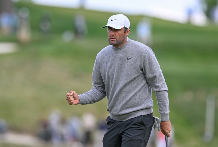 PGA Championship 2026: Scottie Scheffler gets off to a happy start on the course and with Philly’s infamous fans